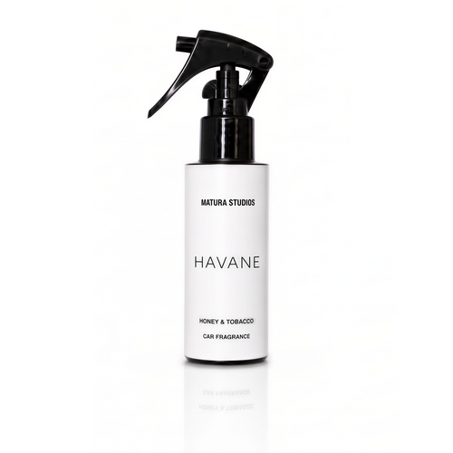 Havane autoparfum van Matura Studios – honing en tabaksblad